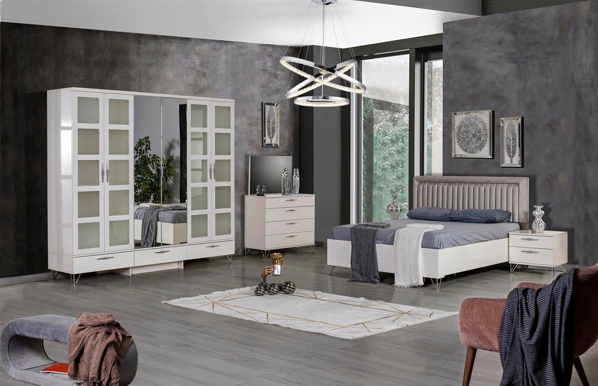 Elegance Yatak Odası 2 Kapak Aynalı