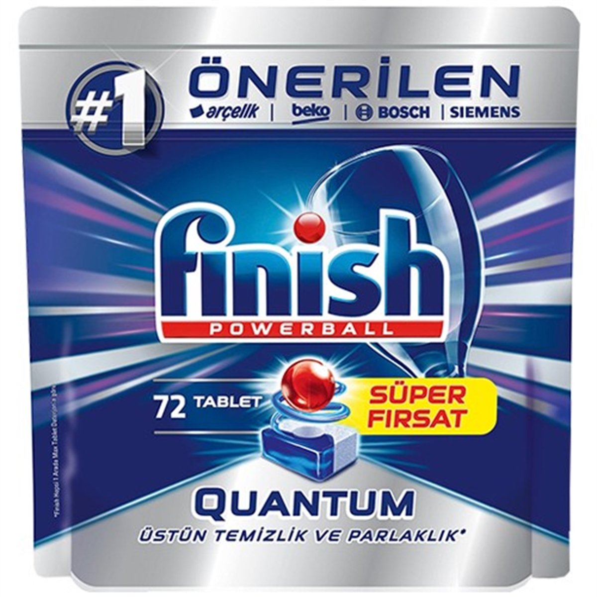 Bulaşık Makinesi KimyasalıFinish Quantum 72 'li Bulaşık Makinesi Tableti