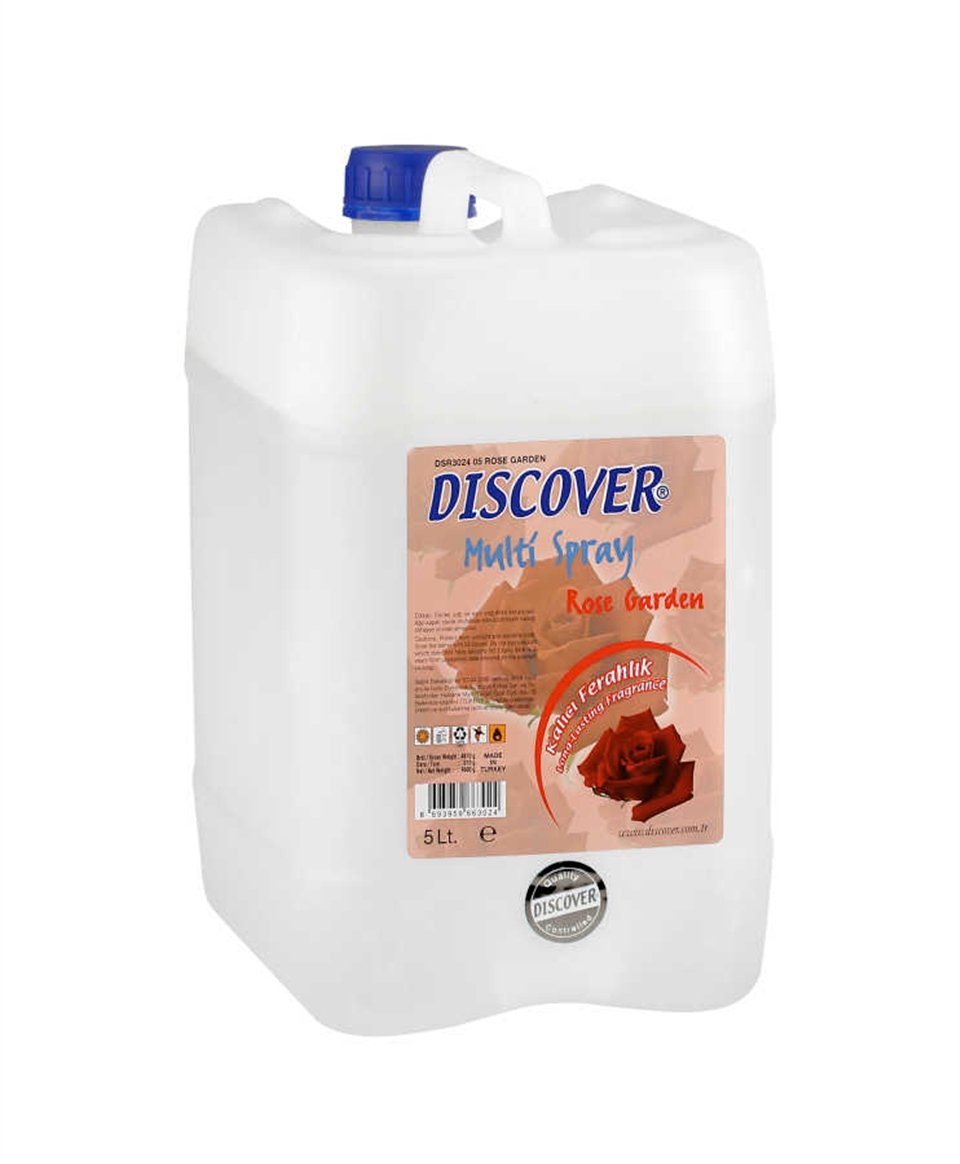 Ortam KokusuDiscover Multi Sprey Rose Garden 5 Lt