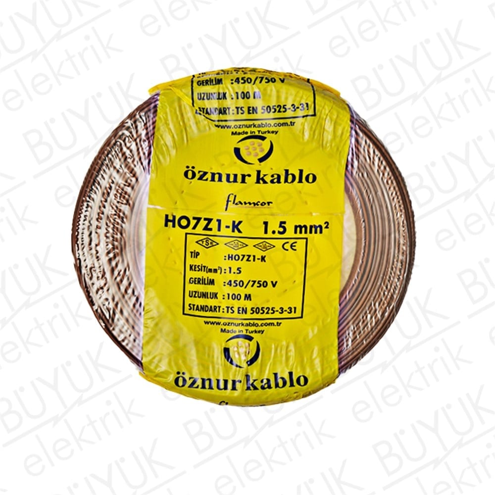1,5 NYAF HFFR KABLO KAHVE buyukelektromarket.com Öznur