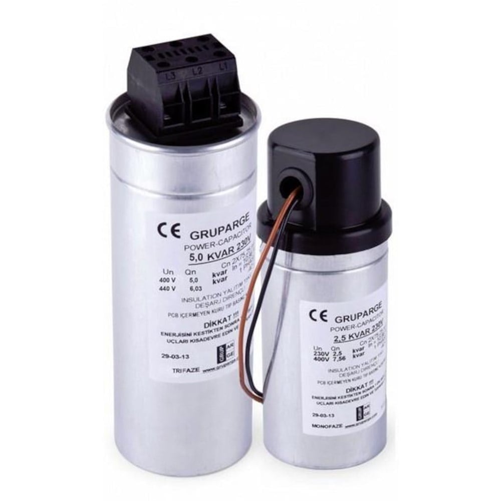 15.0/18,15 kVAr (400V/440V) KONDANSATÖR buyukelektromarket.com Grup Arge