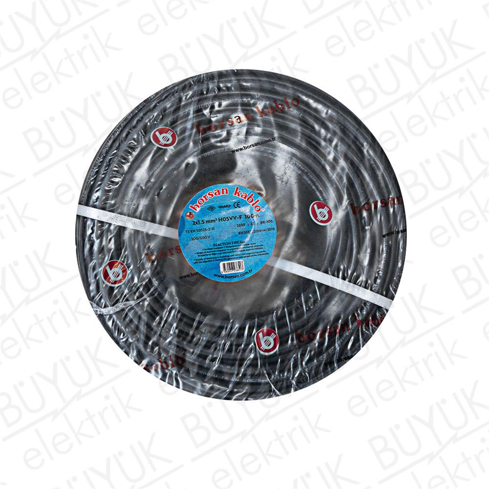 2-1,5mm TTR KABLO SİYAH buyukelektromarket.com BORSAN