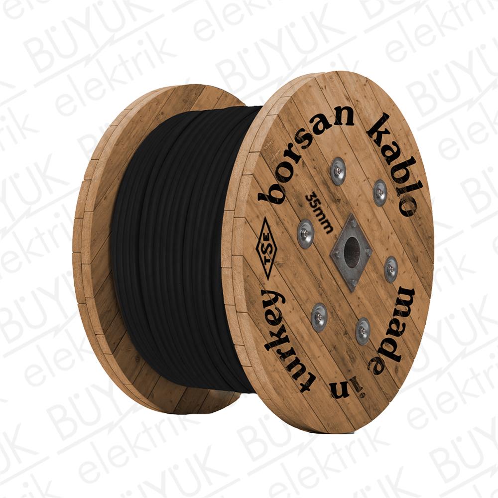 35mm NYAF KABLO SİYAH buyukelektromarket.com BORSAN