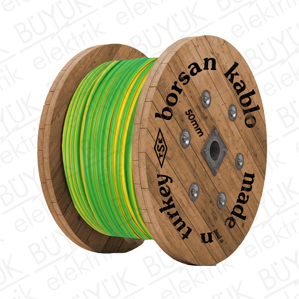 50mm NYAF KABLO SARI YEŞİL buyukelektromarket.com BORSAN