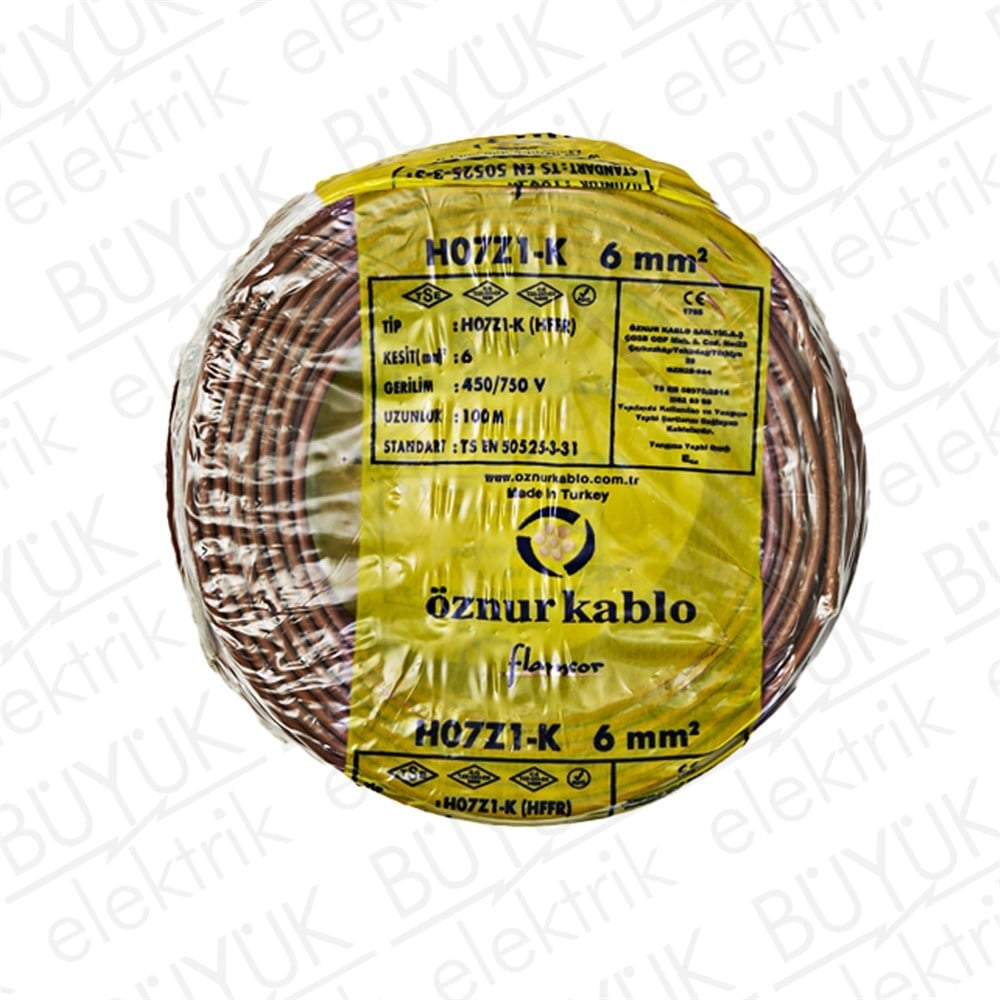 6mm NYAF HFFR KABLO KAHVE buyukelektromarket.com Öznur
