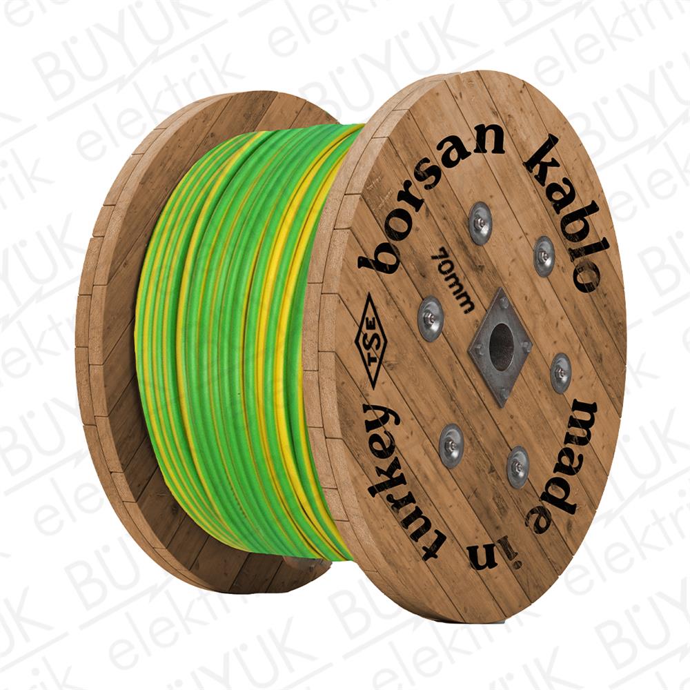 70mm NYAF KABLO SARI YEŞİL buyukelektromarket.com BORSAN