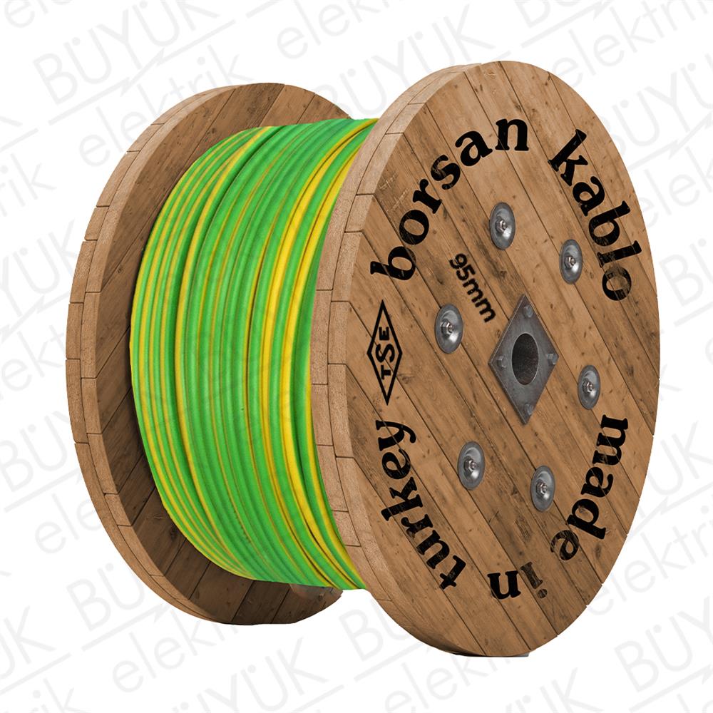 95mm NYAF KABLO SARI YEŞİL buyukelektromarket.com BORSAN