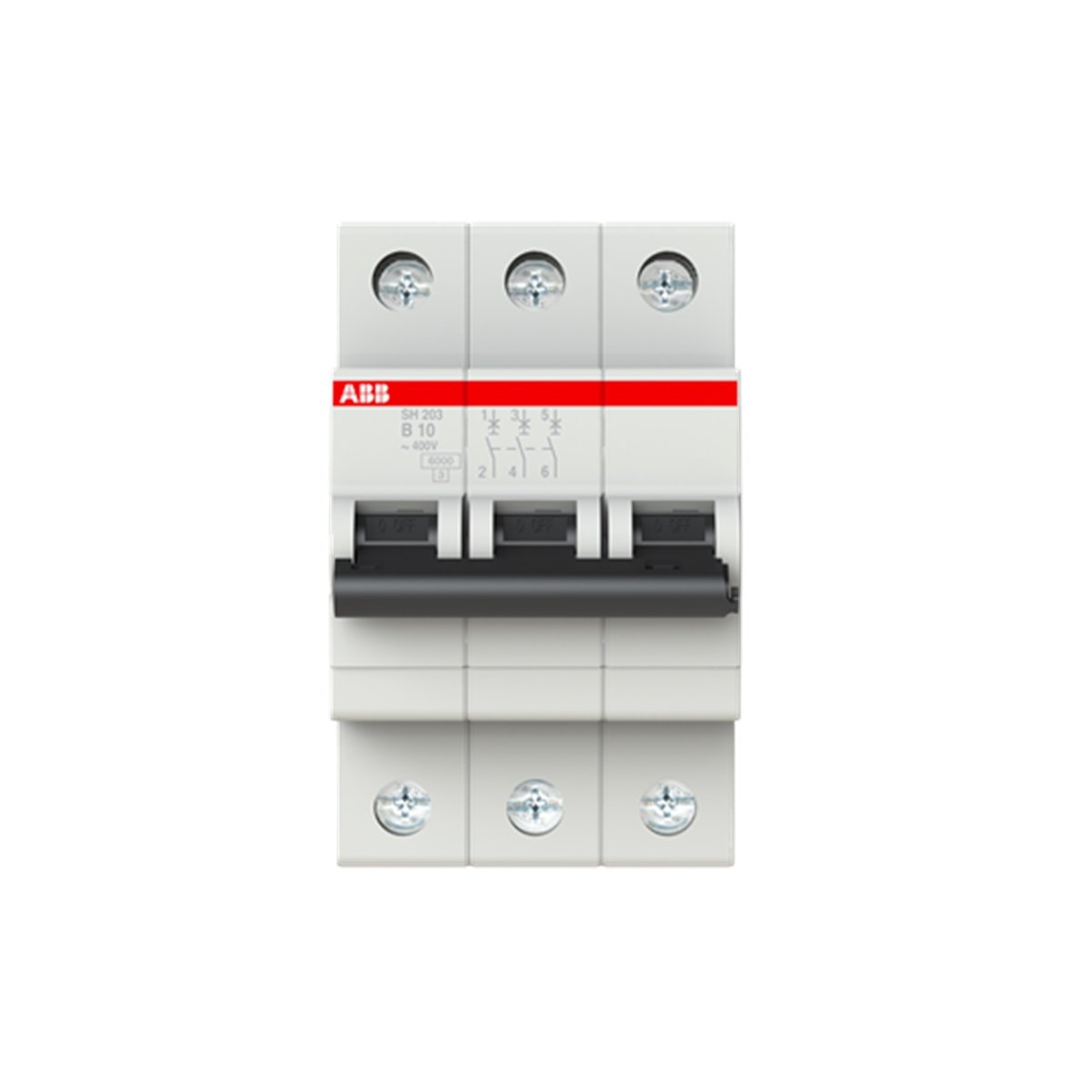 SH 203-B 10 3*10A 6kA B Tipi Otomatik Sigorta buyukelektromarket.com ABB