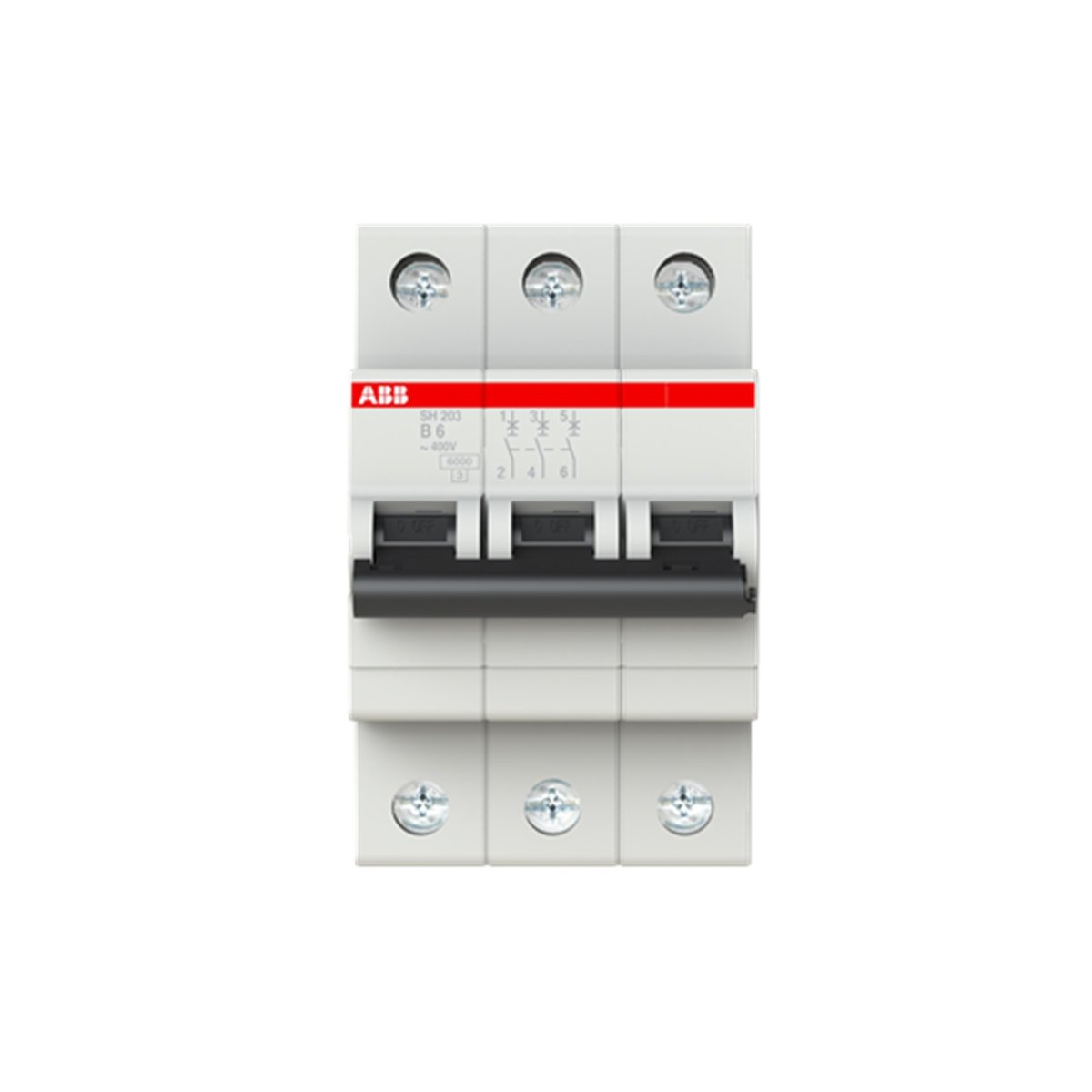 SH 203-B 6 3*6A 6kA B Tipi Otomatik Sigorta buyukelektromarket.com ABB