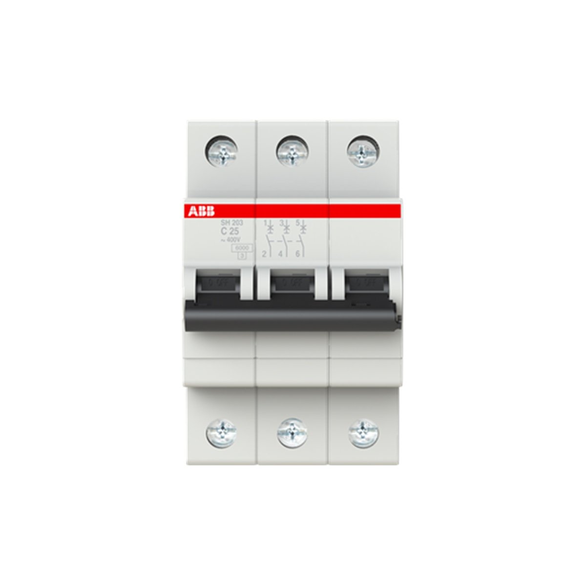 SH 203-C 25 3*25A 6kA C Tipi Otomatik Sigorta buyukelektromarket.com ABB