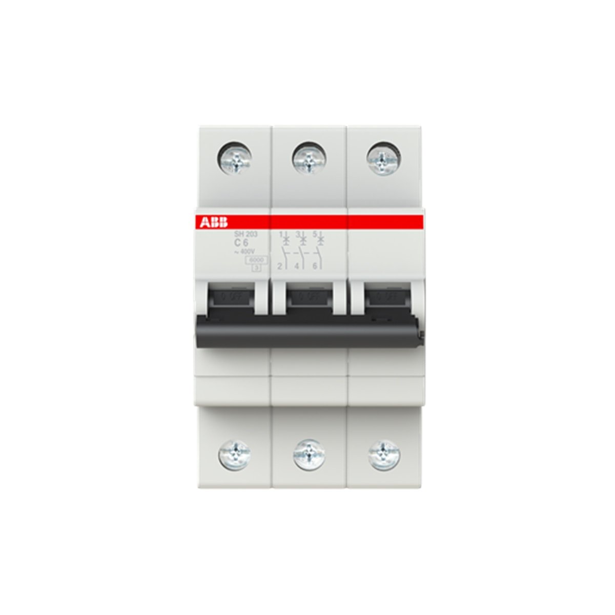 SH 203-C 6 3*6A 6kA C Tipi Otomatik Sigorta buyukelektromarket.com ABB