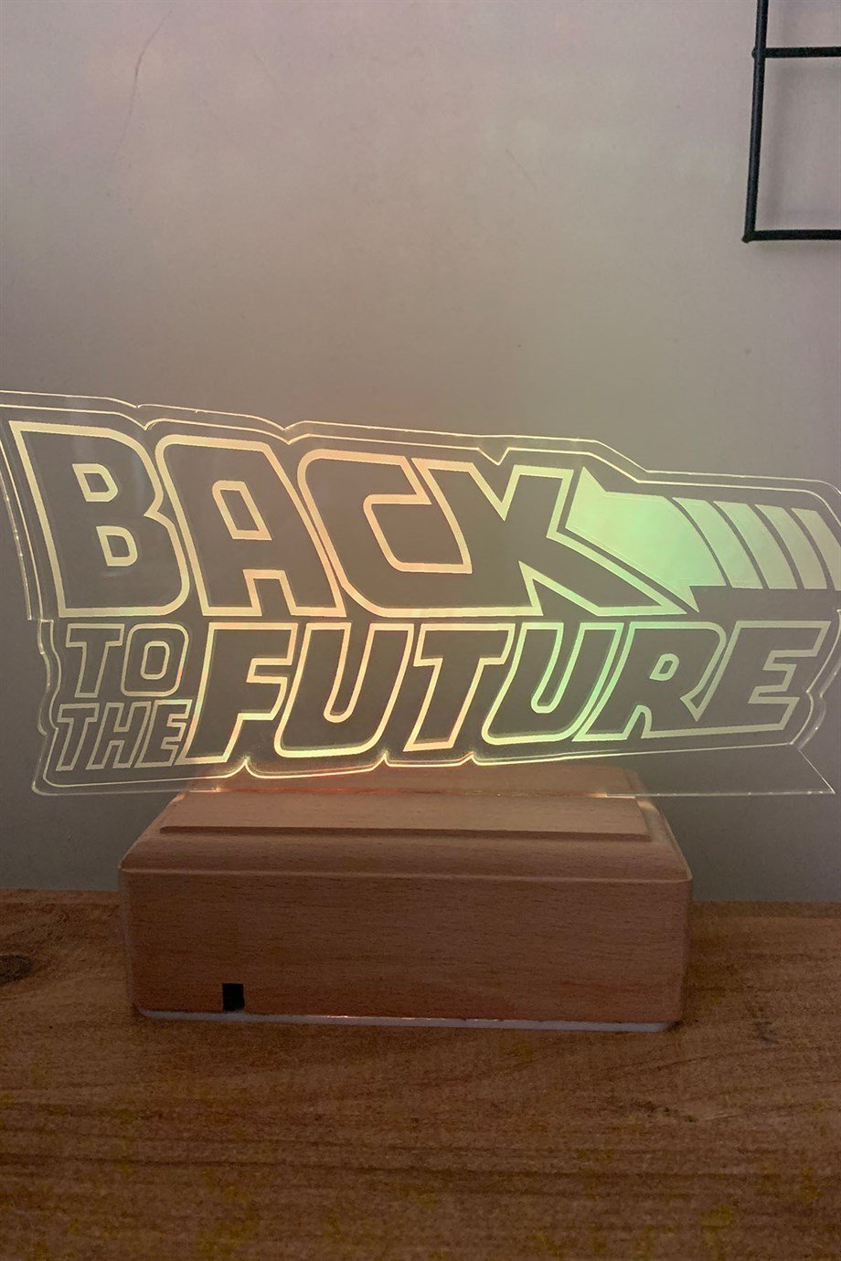 Back To The Future Hediye 16 Renk Gece Lambası