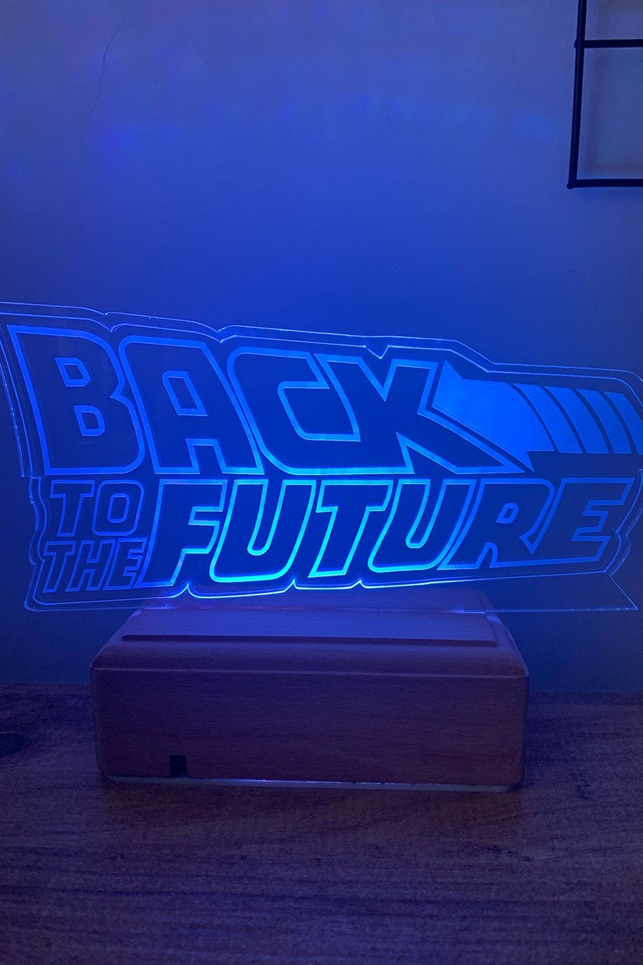 Back To The Future Hediye 16 Renk Gece Lambası