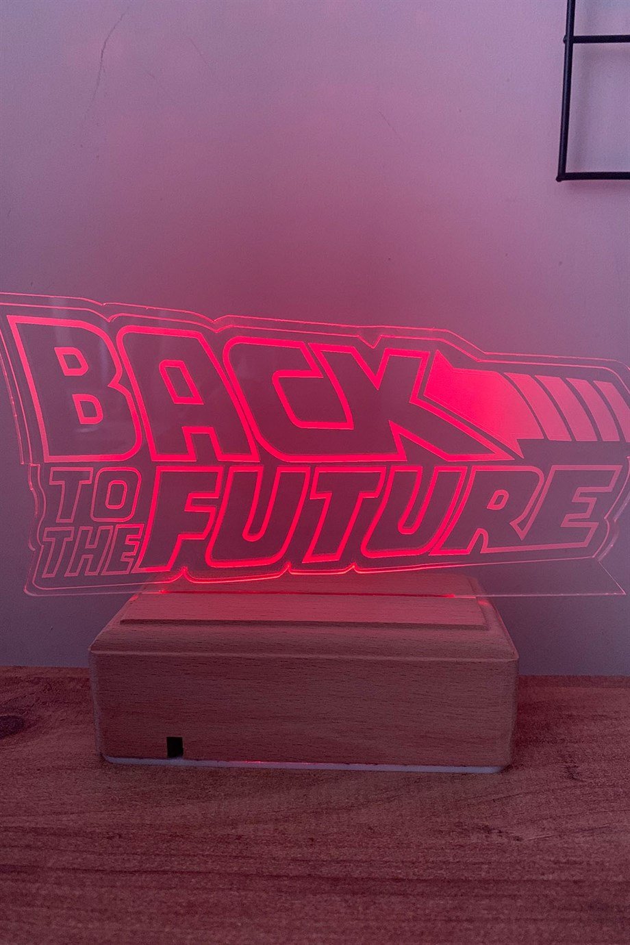 Back To The Future Hediye 16 Renk Gece Lambası