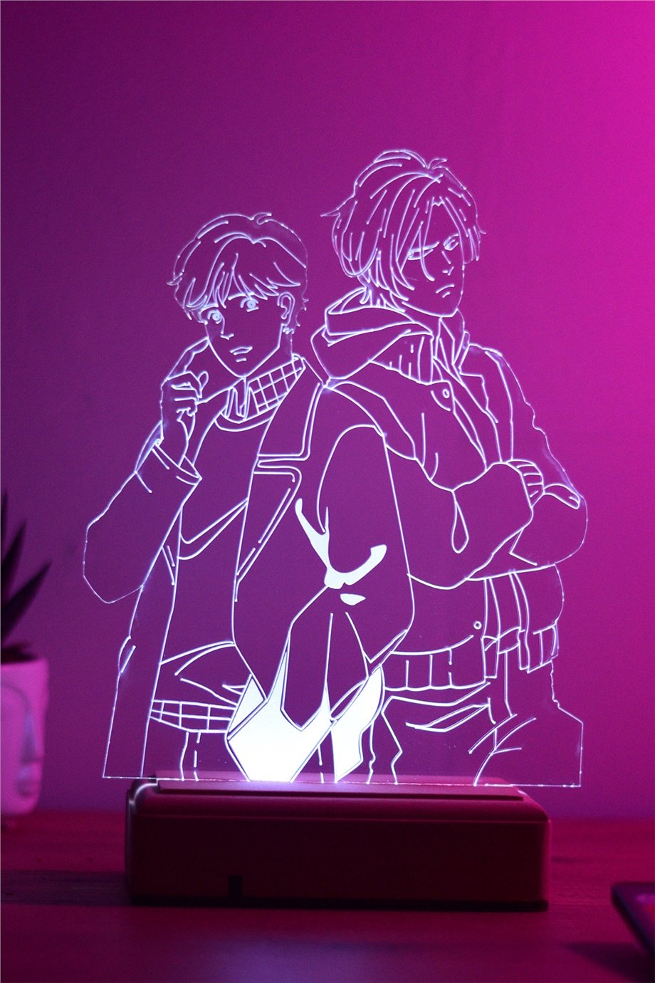 Banana Fish Ash & Eiji 16 Renk Gece Lambası