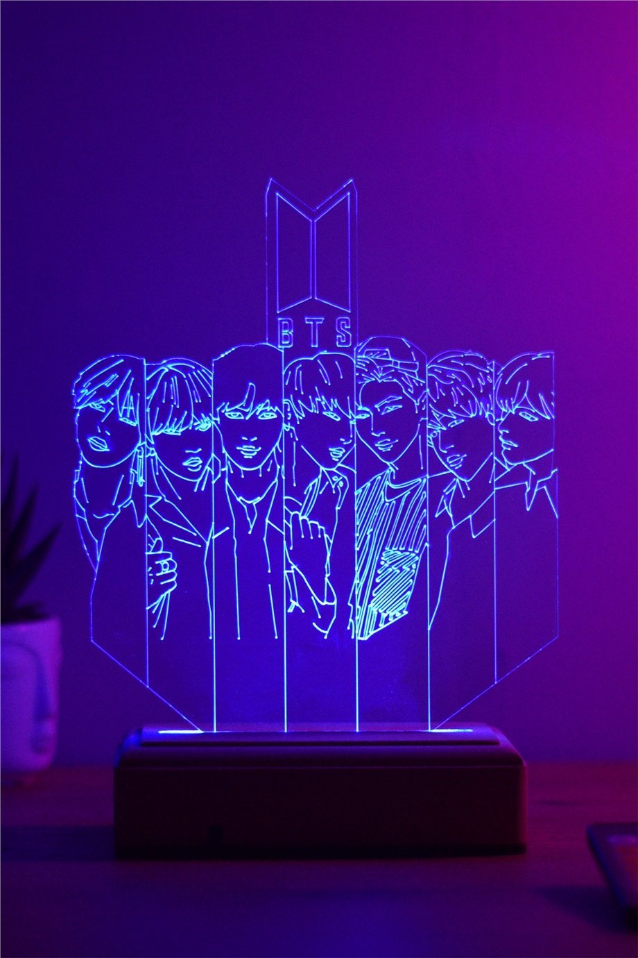 Bts Bangtan Boys Bts Army V2 16 Renk Gece Lambası