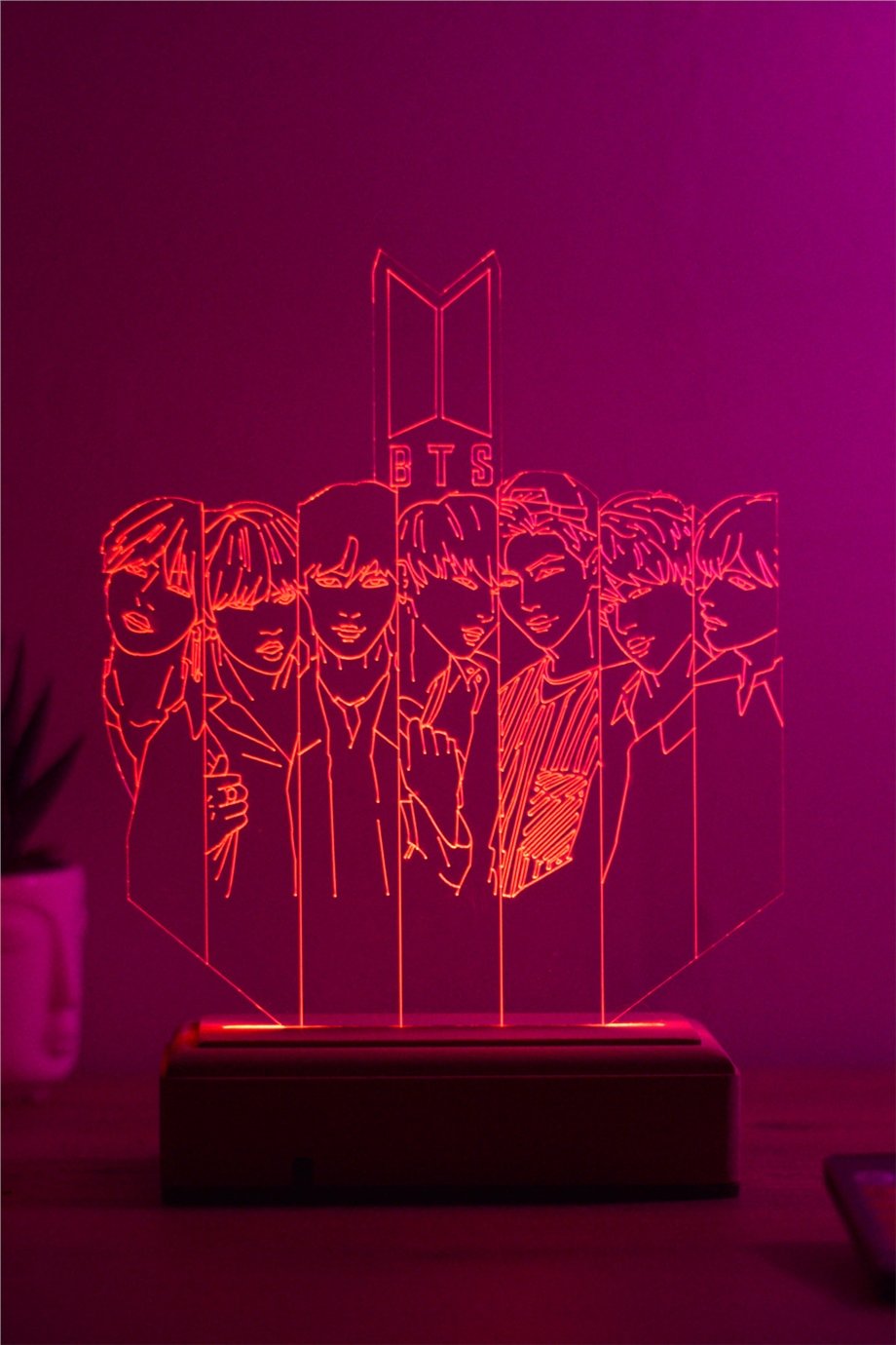 Bts Bangtan Boys Bts Army V2 16 Renk Gece Lambası