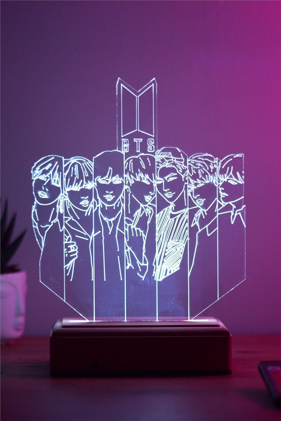Bts Bangtan Boys Bts Army V2 16 Renk Gece Lambası
