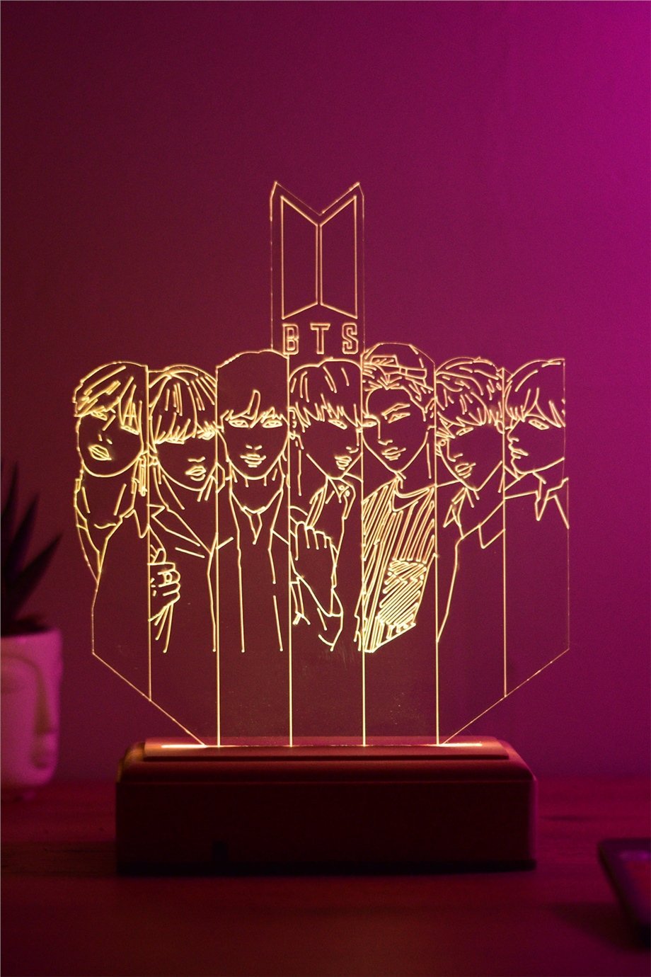 Bts Bangtan Boys Bts Army V2 16 Renk Gece Lambası