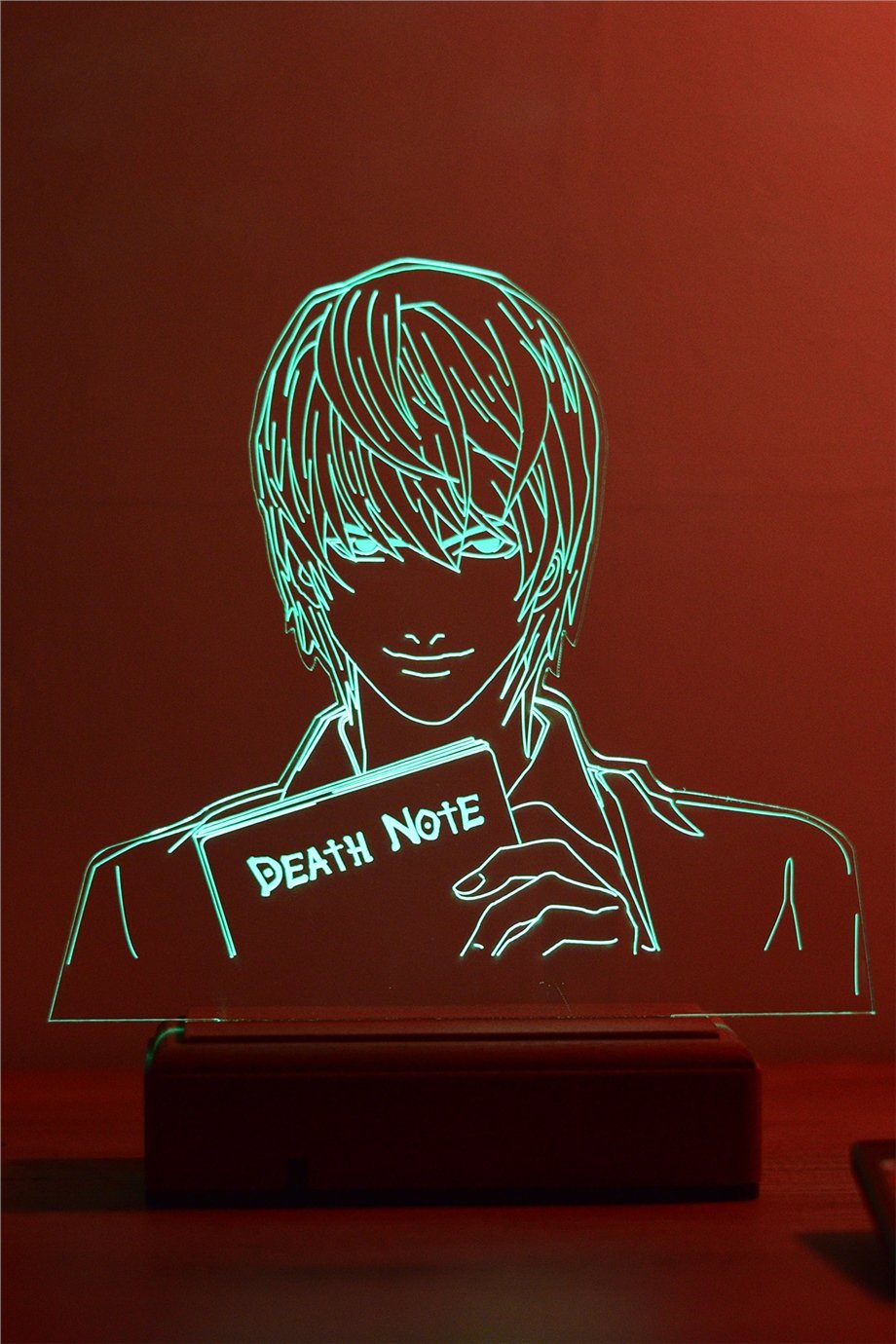 Death Note Light Yagami 16 Renk Gece Lambası