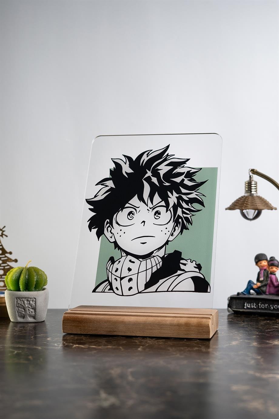 Deku İzuku Midoriya Ev Dekoru My Hero Academia Anime Severlere Hediyelik Masa Süsü
