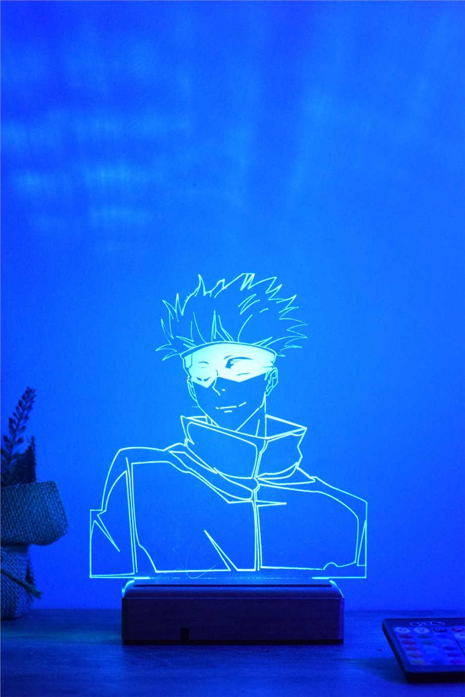 Gojo Satoru Jujutsu Kaisen 16 Renk Gece Lambası