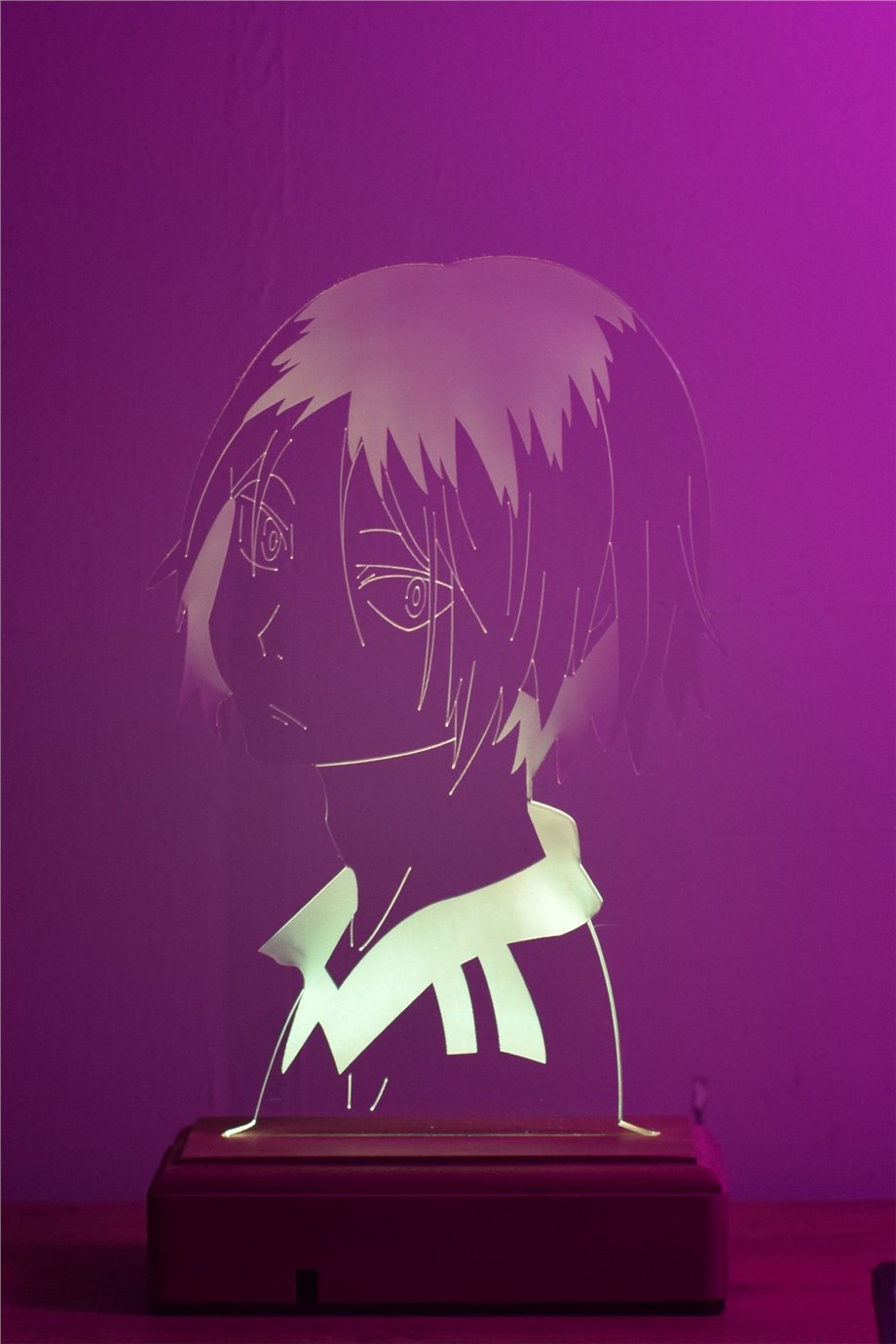 Haikyuu Kenma Kozume 16 Renk Gece Lambası