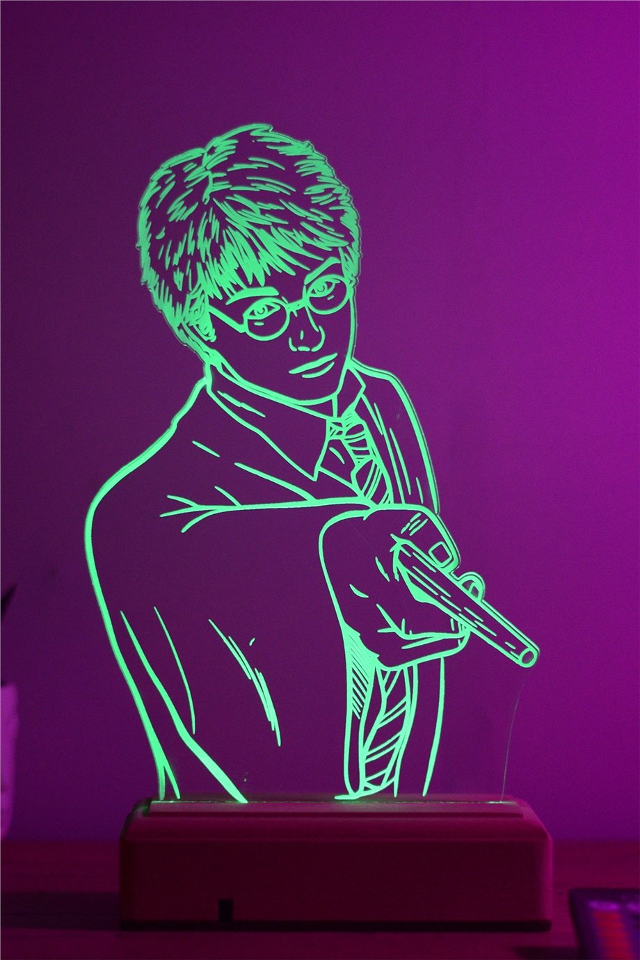 Harry Potter 16 Renk Gece Lambası