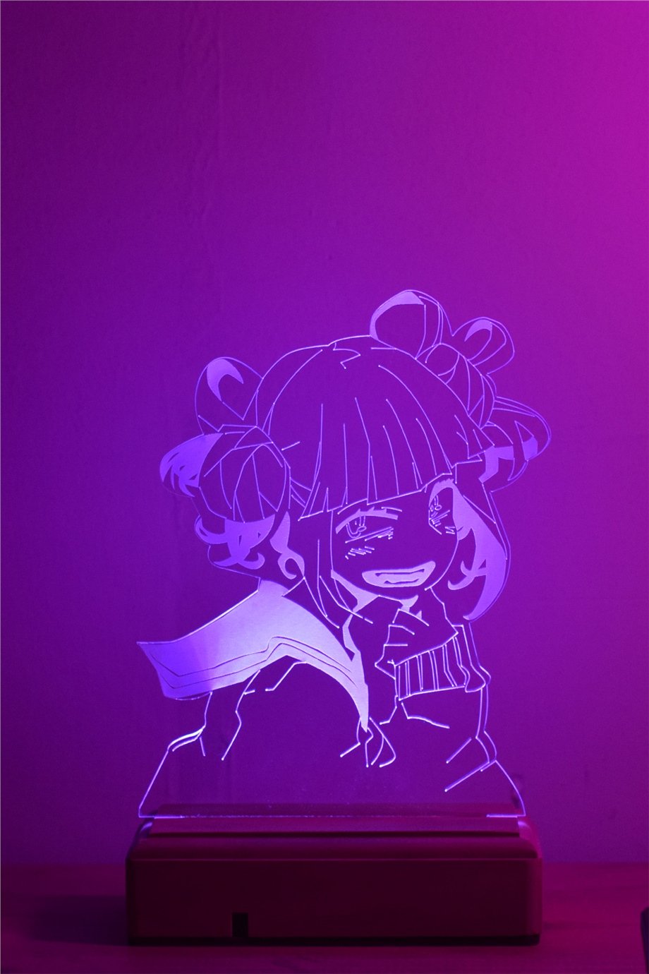 Himiko Toga - My Hero Academia 16 Renk Anime Gece Lambası