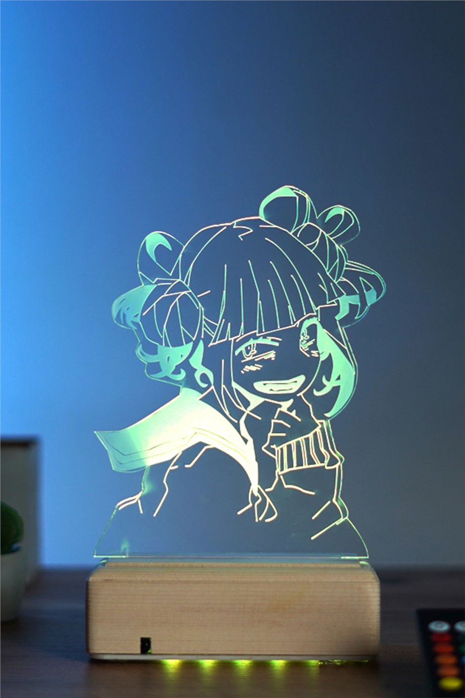 Himiko Toga - My Hero Academia 16 Renk Anime Gece Lambası
