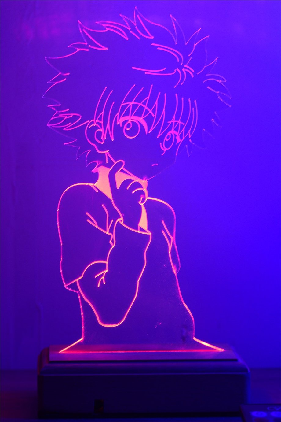 Hunter x Hunter Killua 16 Renk Gece Lambası