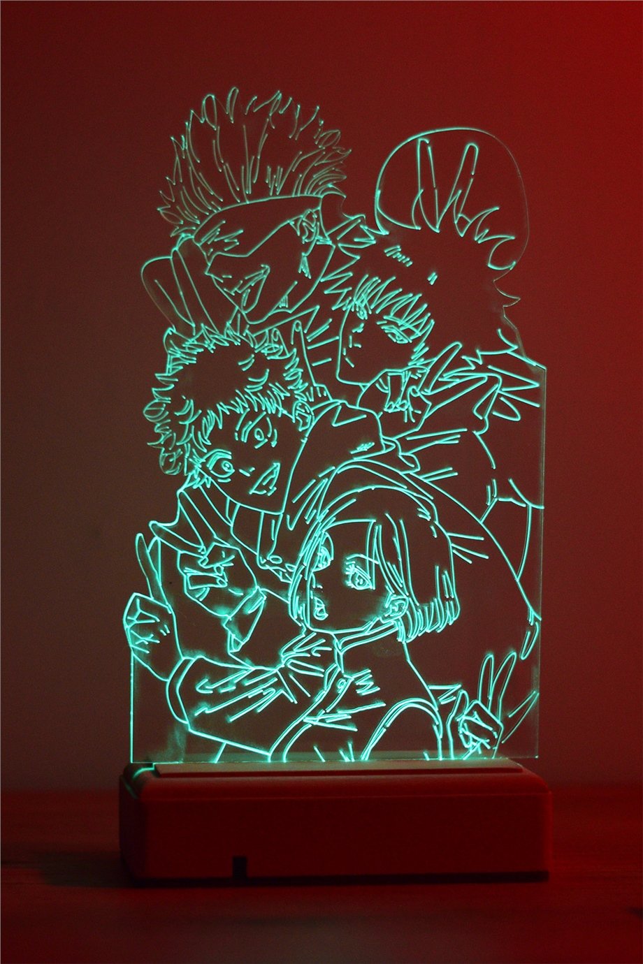 Jujutsu Kaisen Gojo Satoru Team 16 Renki Anime Gece Lambası