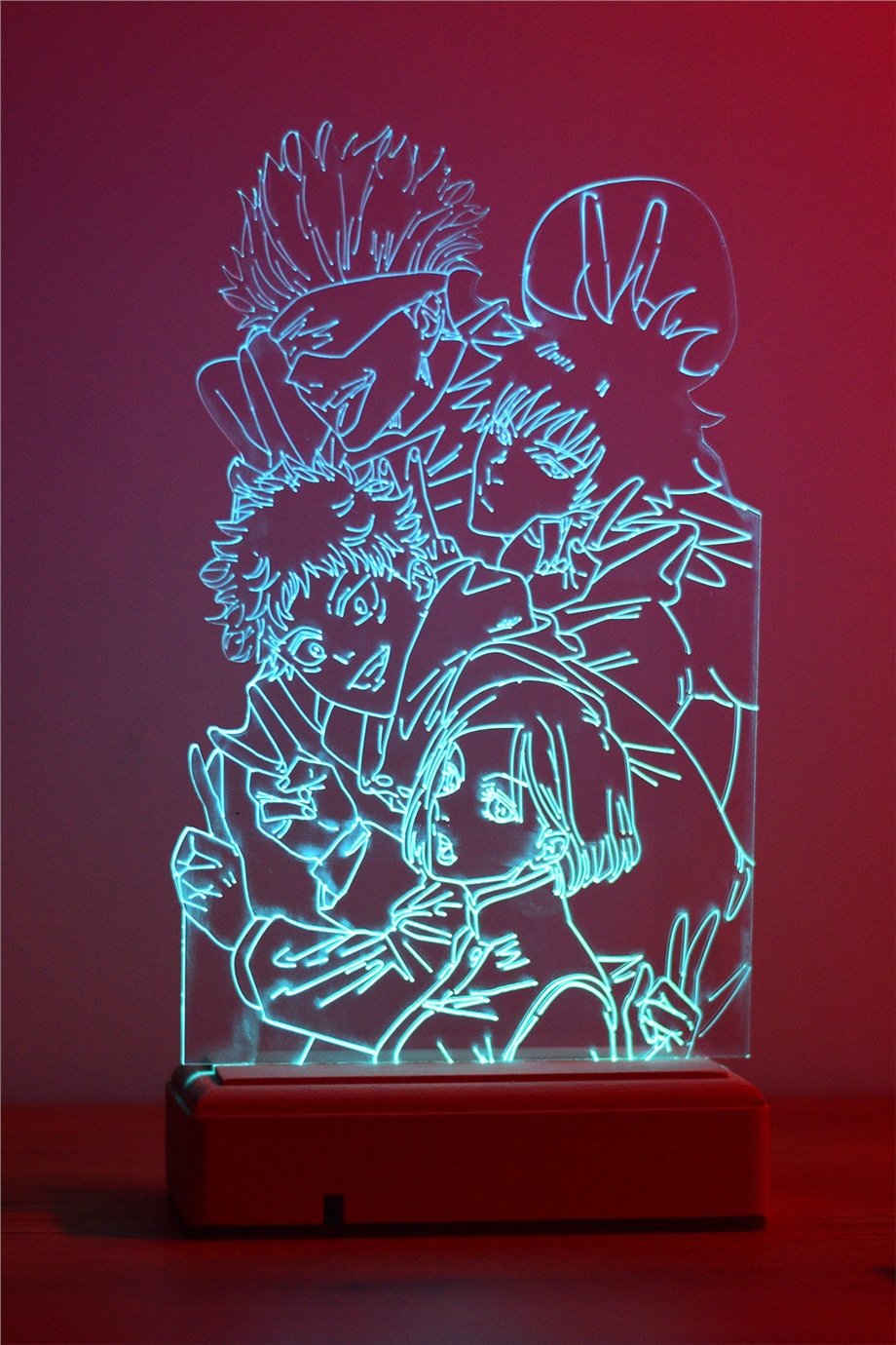 Jujutsu Kaisen Gojo Satoru Team 16 Renki Anime Gece Lambası