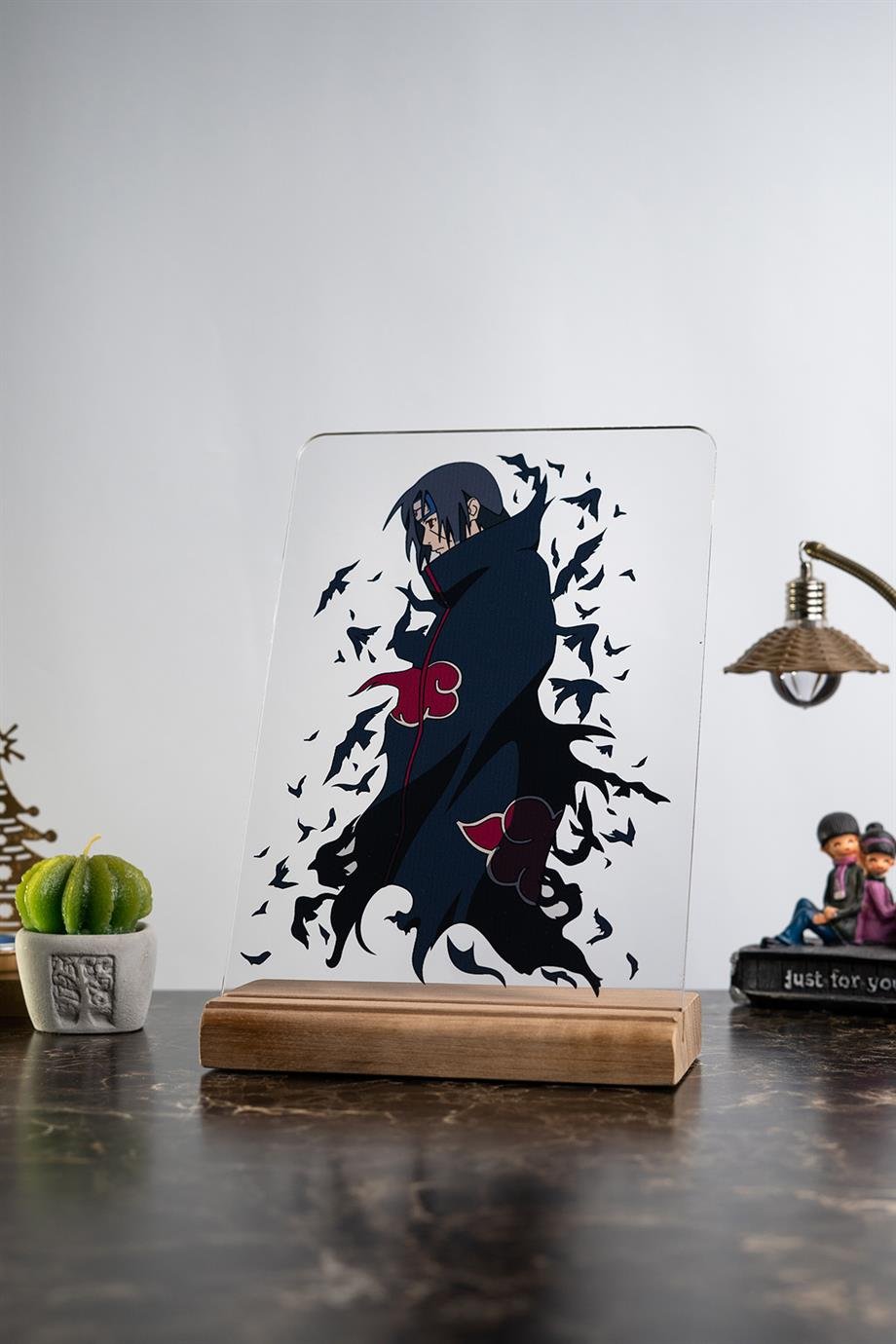Naruto Shippuden Ev Dekoru Itachi Uchiha Anime Severlere Hediyelik Masa Süsü