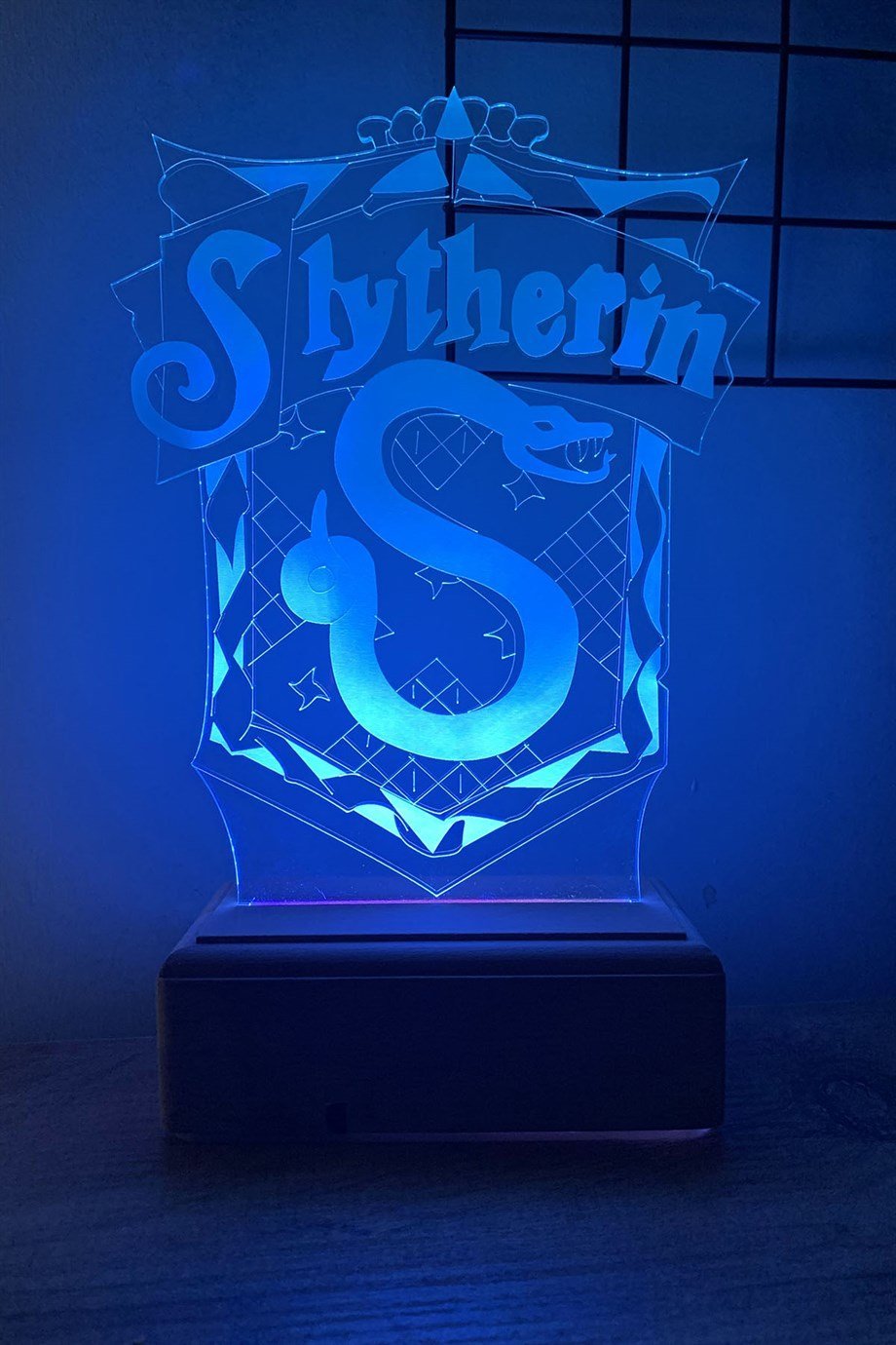 Slytherin Harry Potter 16 Renk Gece Lambası