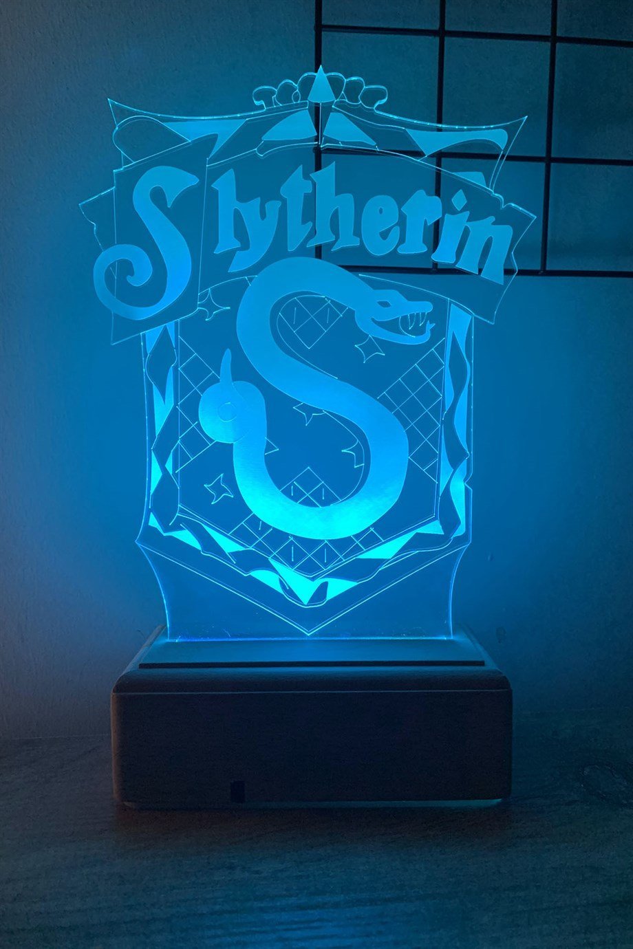 Slytherin Harry Potter 16 Renk Gece Lambası