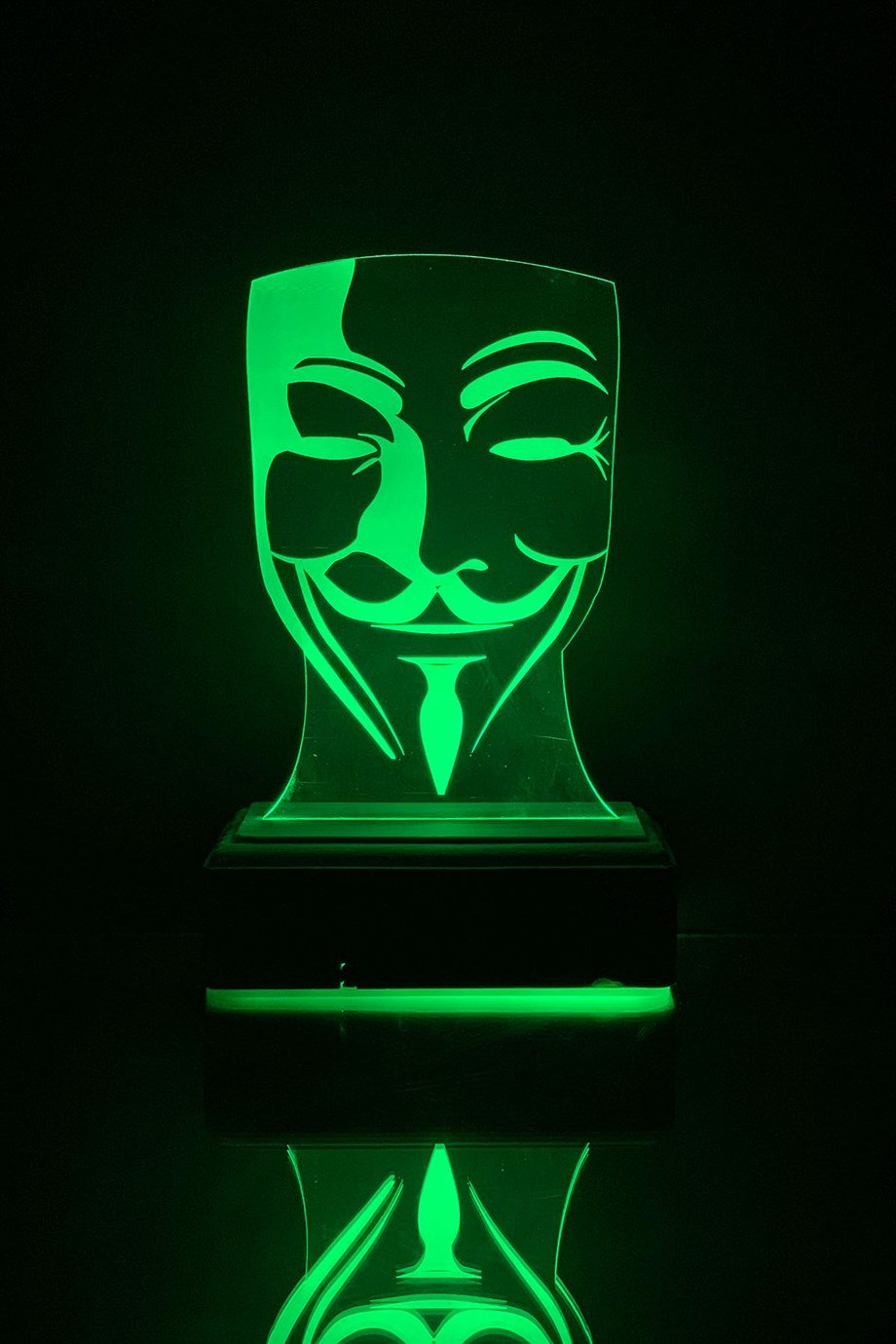 V For Vendetta 16 Renk Gece Lambası