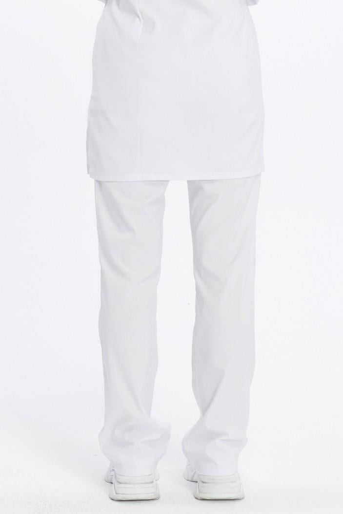 Happiness Modest - Likralı Doktor Hemşire Tesettür Tek Alt Forma, Beyaz