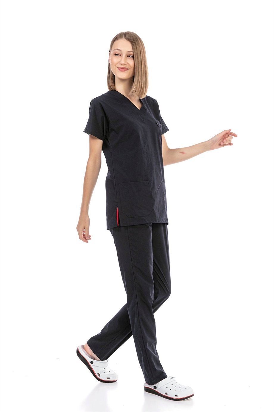 UltraLycra Basic - Doktor Hemşire Forma Takımı (UNISEX), Lacivert