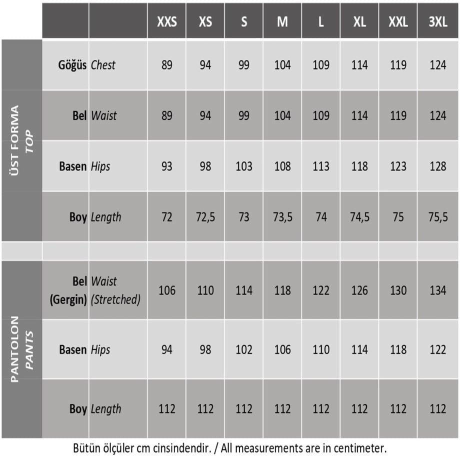 UltraLycra Basic - Doktor Hemşire Forma Takımı (UNISEX), Siyah