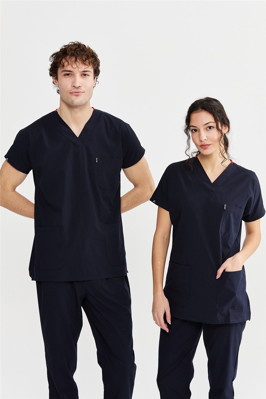UltraLycra Basic - Doktor Hemşire Forma Takımı (UNISEX), Lacivert