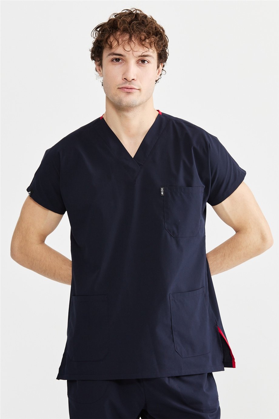 UltraLycra Basic - Doktor Hemşire Forma Takımı (UNISEX), Lacivert
