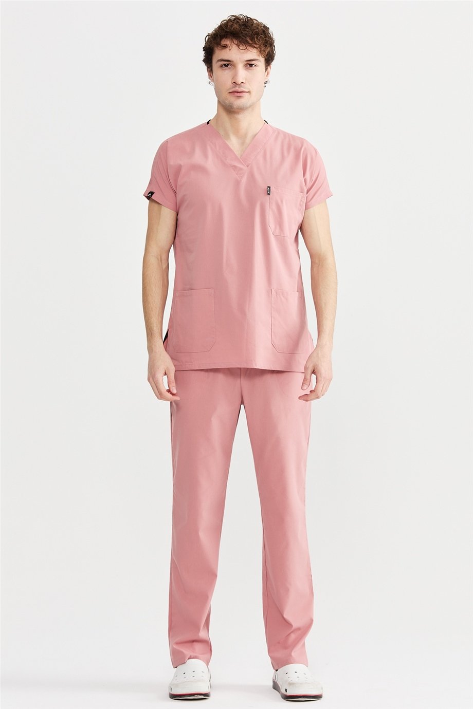 UltraLycra Basic - Doktor Hemşire Forma Takımı (UNISEX), Bronz Pembe