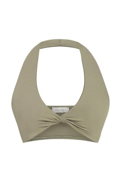 AquellaJADE Haki Crop-Top