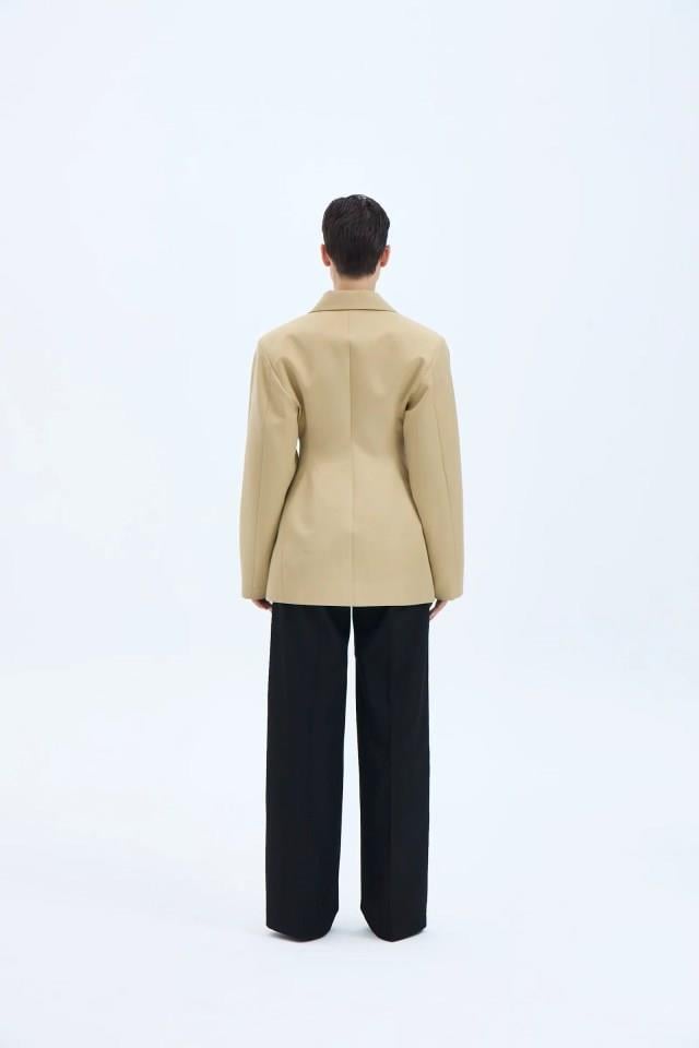 ARCHIEVEPARRISH GABARDIN BLAZER BEIGE