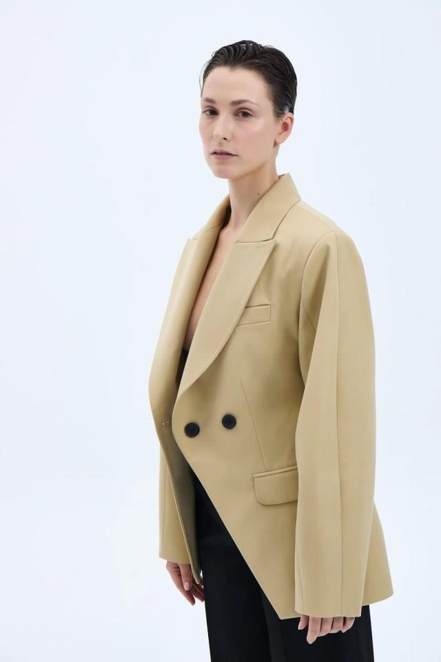 ARCHIEVEPARRISH GABARDIN BLAZER BEIGE