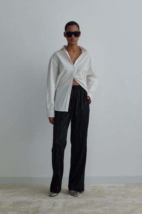 SUUDBeyaz Oversize Poplin Gömlek