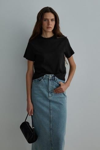 SUUDSiyah Comfy Basic Tişört