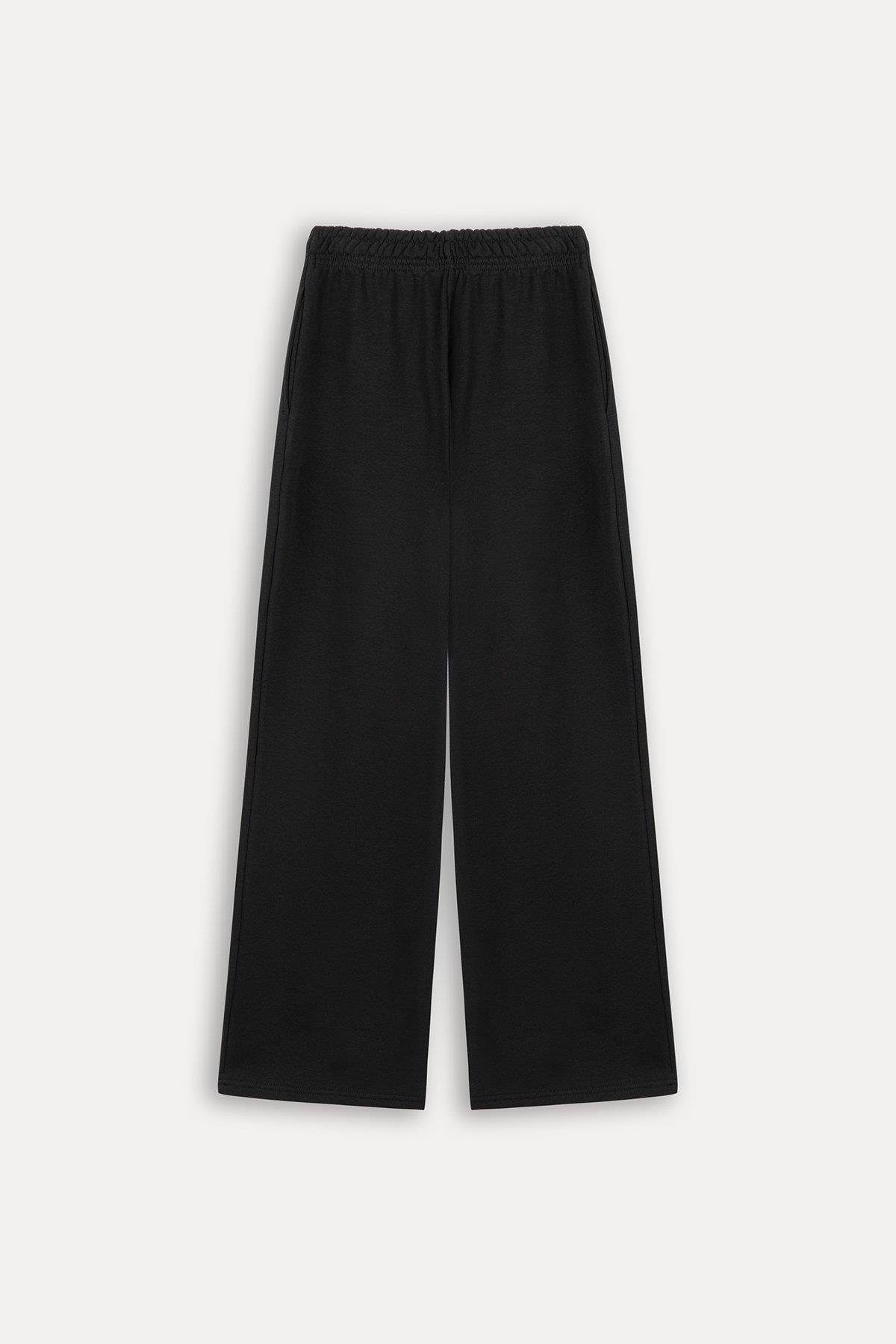 VATKALILoose fit jogger pantolon siyah