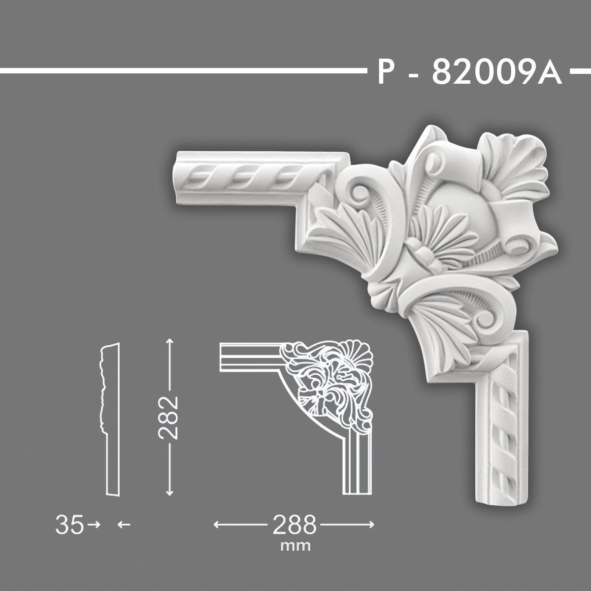 DESENLİ ÇITA KÖŞESİ P-82009A